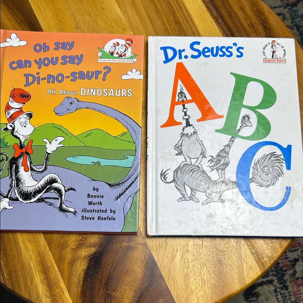 Dr. Seuss Book Set – Oh, Say‎ Can You Say Dinosaur? and ABC